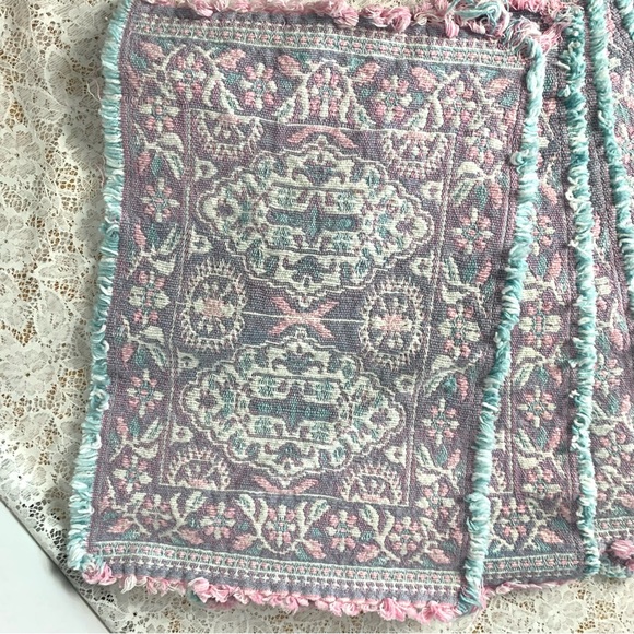 Set of 8 Patterned Handmade Cloth Placemats - Picture 2 of 5